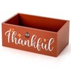 Wooden Thanksgiving Candy Bowl Fall Candy Dish Thankful Large Thanksgiving