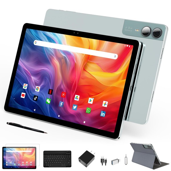 11 inch Tablet with Keyboard Android 14 2000*1200 2K Display