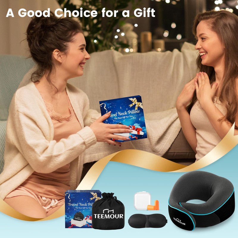 Teemour Neck Pillow Aeroplane Ideal for Travel by Plane, Car,