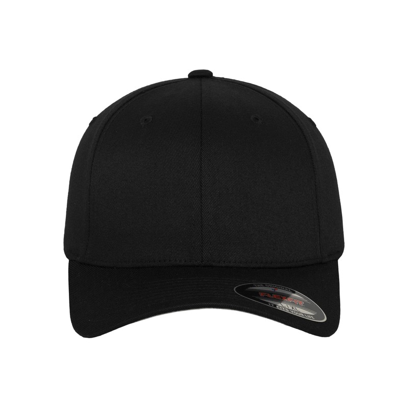 Flexfit Wooly Combed Hat, Black, Youth