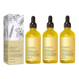 60ml*3 Aceite Vegano Natural Para El Crecimiento Del Cabello