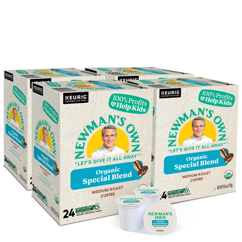 Newman's Own Organics Special Blend Keurig Single-Serve K-Cup Pods, Medium