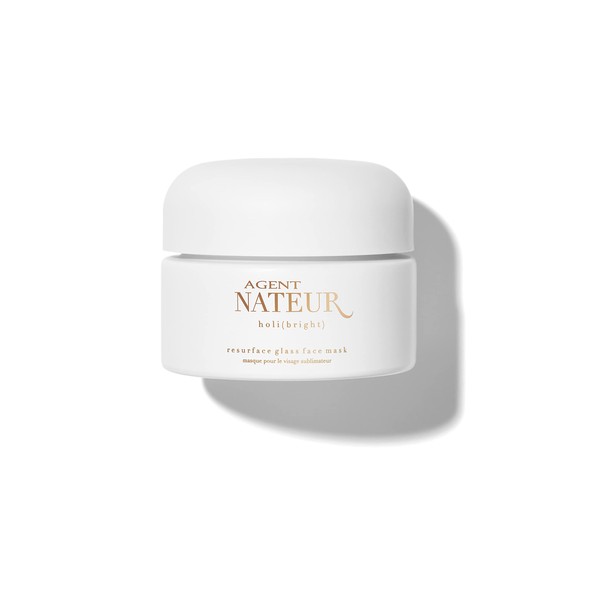 Agent Nateur - h o l i (b r i g h t) Natural Resurfacing Glass Face Mask | Vegan, Non-Toxic, Clean Haircare (1 fl oz | 30 mL)