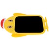 LCD Writing Tablet Christmas Hat Cartoon Owl Shape Children Yellow