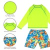 Boys Swim Set with Long Sleeve Rash Guard, Swim Shorts