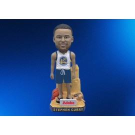 Golden State Warriors Santa Cruz Stephen Curry Sandcastle 3/9 2025 Bobblehead GS
