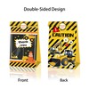 FOHOME 24 Pcs Construction Party Favors Bags with Stickers Truck