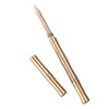 Sdjdhej Brass Bamboo Needle Puerh Tea Knife with Safety Cover