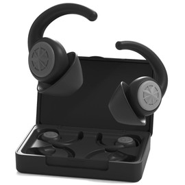 Hengiee Ear Plugs for Sleeping - Soft Silicone Earplugs, 2 Pairs Reusable Ear Plugs, E22, Black