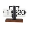 Digital Flip Clock 12h Single Sided Large Numbers Automatic Retro
