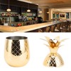 Cocktail Shaker Pineapple Shape Stainless Steel Polished Smooth Surface 500ml