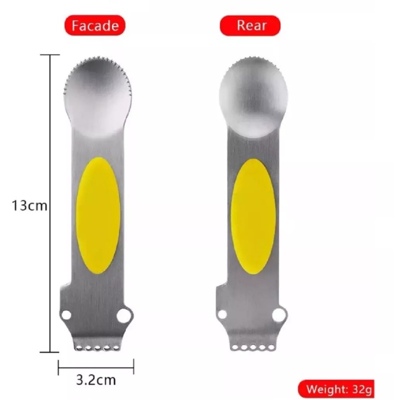 TIKA 3-in-1 Lemon Zester Grater - Stainless Steel Citrus Peeler,