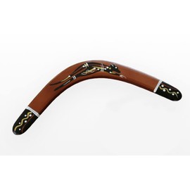 Hand Crafted and Hand Painted Australian Made 34cm (14in) Throwing Boomerang (Kangaroo)