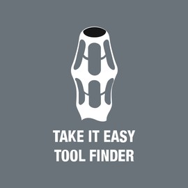 Wera 05032031001 Kraftform Stainless 3355 PZ Pozidriv Screwdriver, Lasertip, PZ 1 Head, 3-1/8" Blade Length