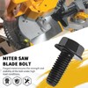 2 Pcs 145344-01 Miter Saw Blade Bolt, Replacement for DeWalt