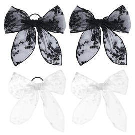 Pack of 2 Hair Bows Clip Hair Clips Women's French Hair Clip Fabric Hair Bow Hair Clips with Bows Elegant Hair Accessories for Girls Children