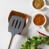 Acacia Wood Spoon Rest Spoon Holder for Stove Top, Utensil