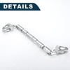 TUCKBOLD Motorcycle Balance Crossbar Adjustable Handlebar Motorcycle Handlebar Silver Tone