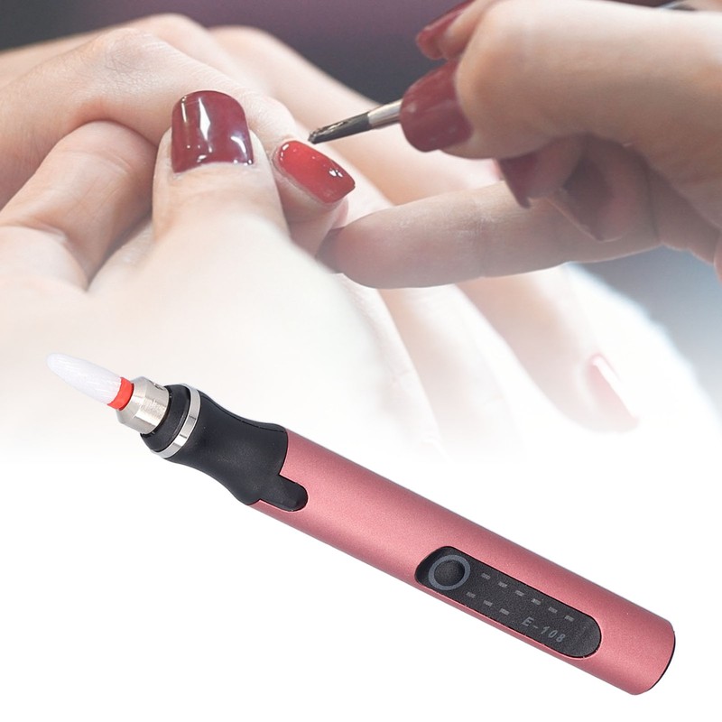 Electric Nail Drill Kit Rechargeable Cordless File Machine Pedicure Polishing