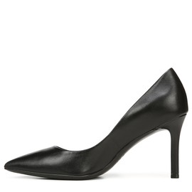 Naturalizer Womens Anna Pointed Toe High Heel Pumps,Black Leather,7