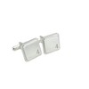 Square Cufflinks with ‘4’ Engraved - 4th Anniversary