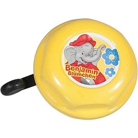 Bike Fashion Unisex - Adult Benjamin Blümchen Children's Bell, Yellow, One Size