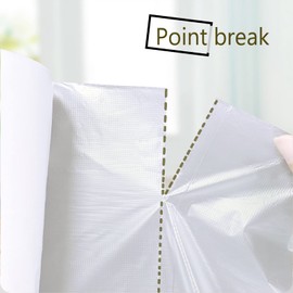 OausTect 14"x 20" Plastic Produce Bags Roll, Large Food Stroge Bags for Bread, Fruits, Vegetables, 350 Bags/Roll, 2 Rolls