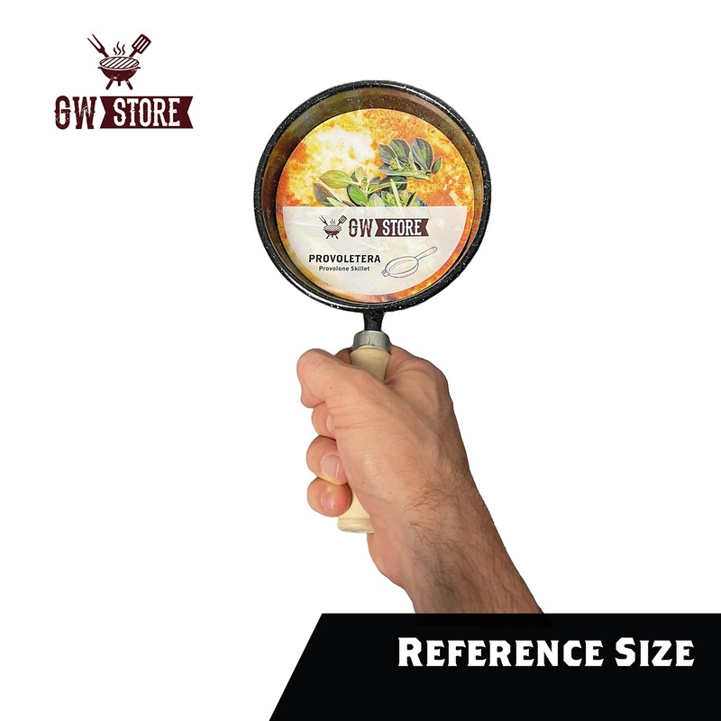 GW STORE - 6'' Enameled Skillet Pan | Provolone Melted