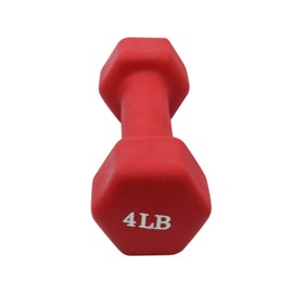 INNOLIFE Neoprene Dumbbells in Pair 4lb for Child Women and Men (Red)