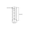 sourcing map Wire Diameter 0.01", OD 0.2", Free Length 0.59"