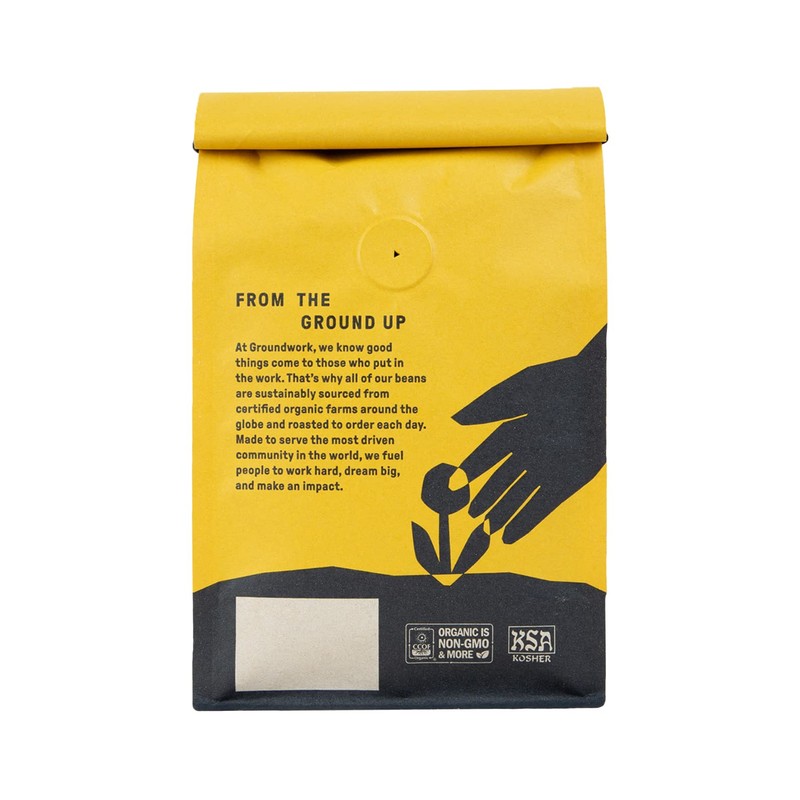 GROUNDWORK Venice Blend Whole Bean Coffee Dark Roast - Certified