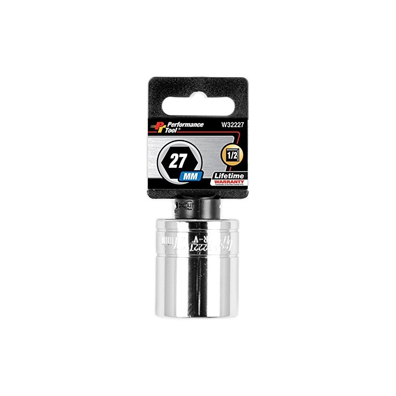 Performance Tool W32227 Size: 1/2 Drive 27mm 6pt Socket