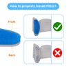 Cat Water Fountain Filter,Arc-Shaped Sponge Activated Carbon Cat Fountain Filter