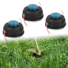 GRAND ORANGE T25 Trimmer Head 3PCS Compatible with 122L 124C 124L 125C 125L 125LDX 128C 128CD 128L 128LD 128LDX 128R 128RJ 223L 223R 322C 323C 325C 325CX 326C Black T25 966674401, 537338310