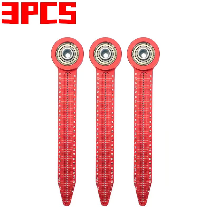 Aluminum Alloy Woodworking Circle Drawing Compass Scribe Ruler