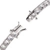 Franki Baker Simulated Diamond CZ & Sterling Silver Tennis Bracelet.