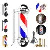 Caramelo Para Barbería Con Luz Led Pole Barber Giratorio 1