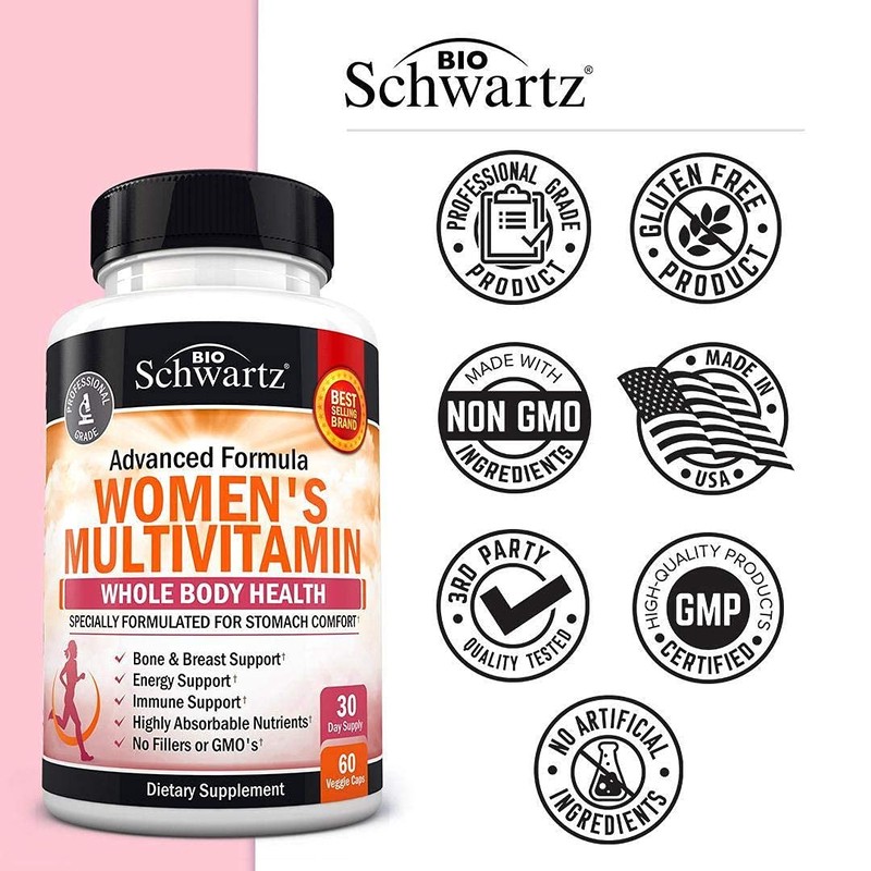 BioSchwartz Daily Multivitamin for Women Capsules (1 Month Supply) Plus