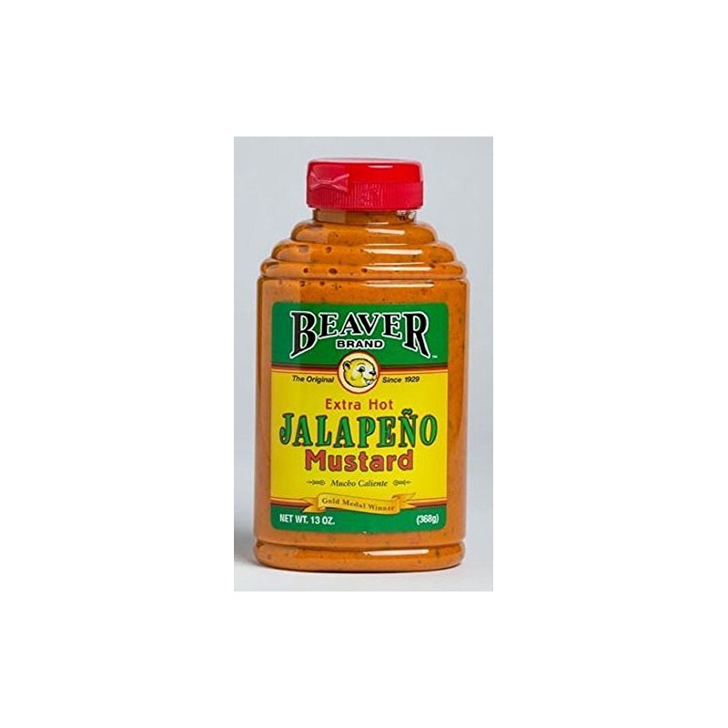 Beaver Brand Extra Hot Jalapeno Mustard 354g