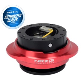 NRG NEW NRG QUICK RELEASE GEN 2.2 BLACK BODY and RED RING SRK-220BK-RD + HARDWARE