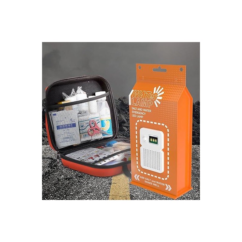Lumi-Charge Portable Salt Water Emergency Lantern - No Battery Required