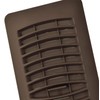 Mr. Heater 131901 Louvered Plastic Floor Register, 4x10 Inch, Brown