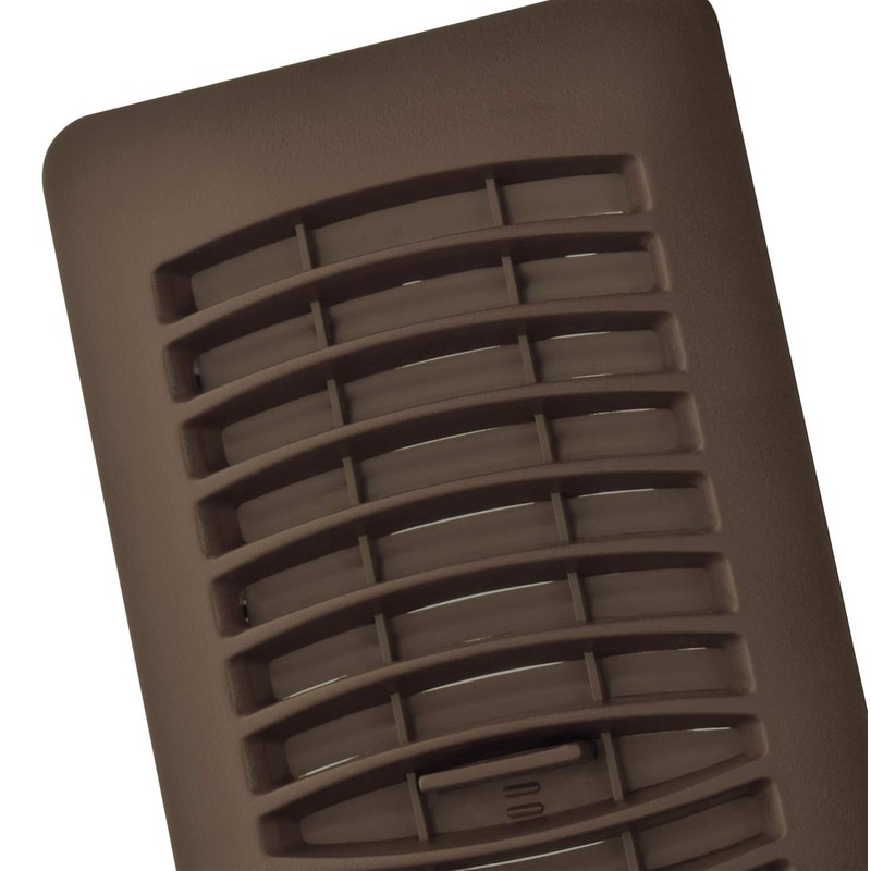 Mr. Heater 131901 Louvered Plastic Floor Register, 4x10 Inch, Brown