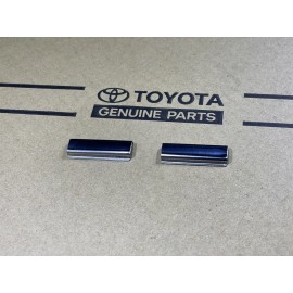 Toyota 88 - 90 TOYOTA LAND CRUISER FJ62 CHROME JOINT COVER QUARTER WINDOW QTY 2 OEM NEW