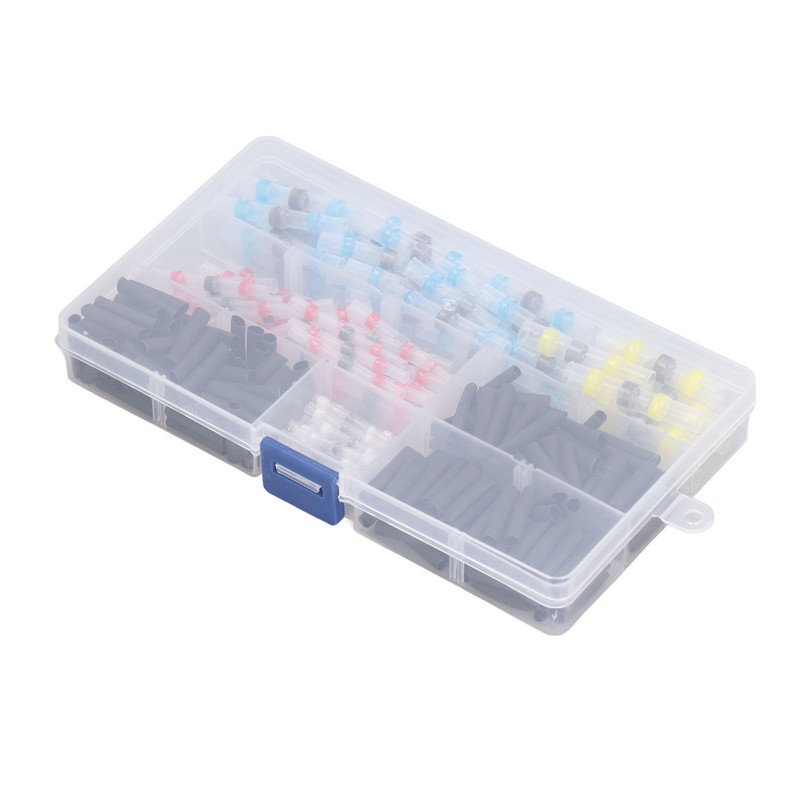 Solder Seal Wire Connectors Heat Shrink Tubing Kit Marine Insulated