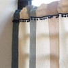 WPKIRA Blackout Cafe Curtains Short Curtains Scandinavian Colorful Striped Curtains