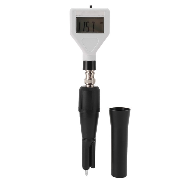 Soil PH Meter with Backlit LCD Display Multipurpose Fruit Meat