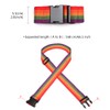 Kono Luggage Strap Adjustable Long Travel Packing Belt Colorful Suitcase