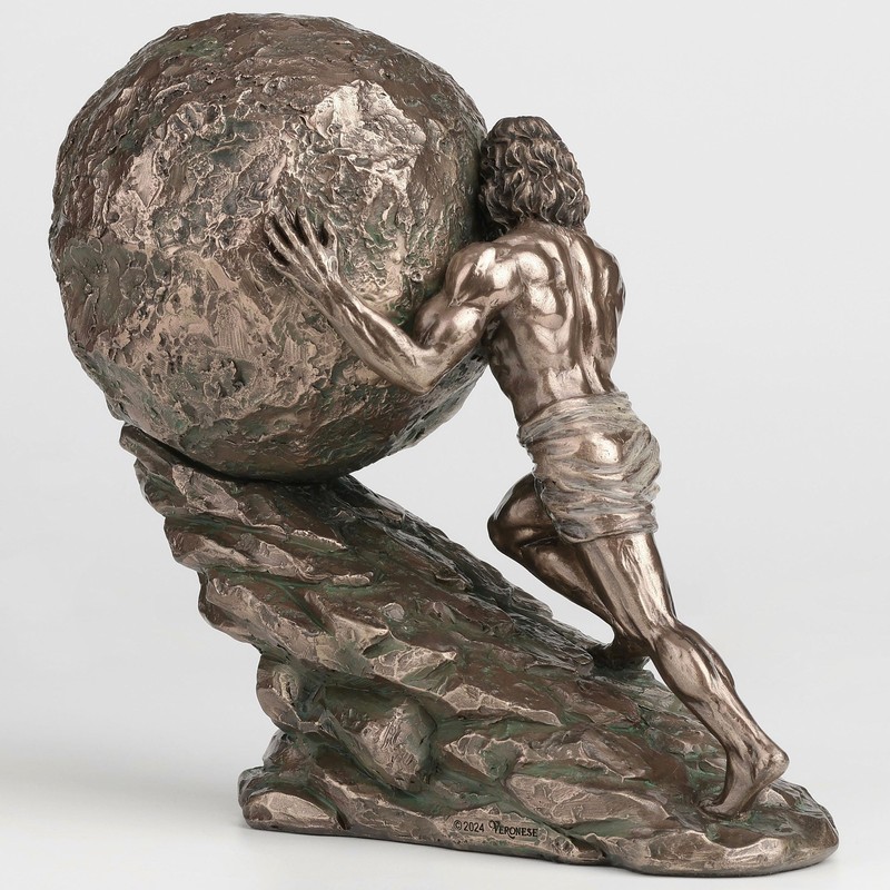 Veronese Design 6 3/4 Inch Sisyphus and His Eternal Punishment