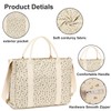 Laptop Tote Bag for Women Work 15.6 inch Canvas Shoulder